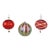 Glass Eye Studio Art Glass Christmas Holiday Ornaments, Set of 3 For Sale