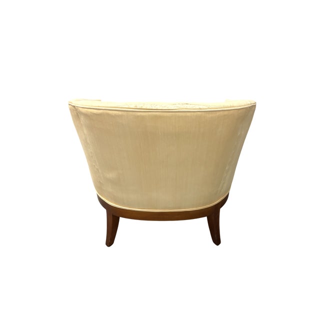 Wood Winsor White & William Millington Occasional Chair for Baker Furniture Co. 1950s, Attributed For Sale - Image 7 of 10