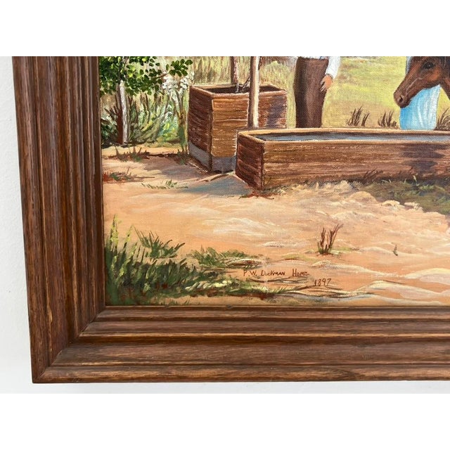 Olive Humphrey – “P. W. Dickson Home” Original Oil on Panel, 1975 For Sale In Orlando - Image 6 of 14