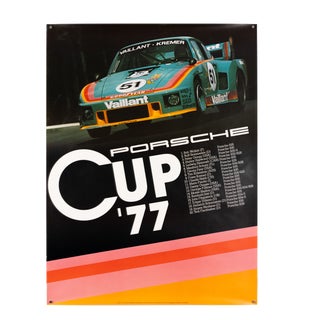 Porsche Cup Poster, 1977 For Sale
