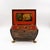 Regency Painted and Penwork Bombe Box on Gilt Lion Paw Feet, English, Circa 1820 For Sale In San Francisco - Image 6 of 12