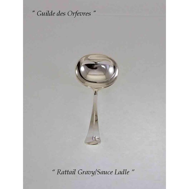 New 1990s Sheffield Finest Rattail Pattern Flatware Set for 12- 66 Pieces For Sale In New York - Image 6 of 13