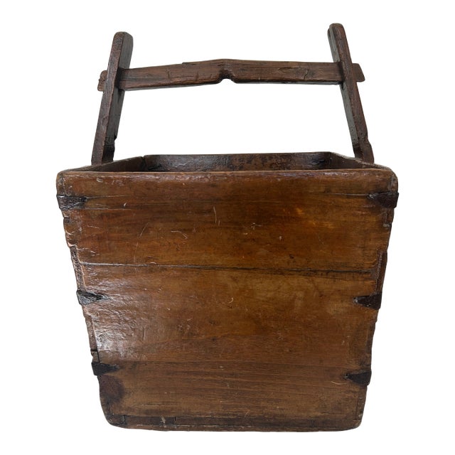 Antique Chinese Grain Bucket For Sale