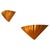 Gold Lustre Ceramic Scallop Shell Up-Light Wall Sconces, 1970s, Set of 2 For Sale - Image 10 of 11