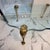 Mid 20th Century Vintage P. E. Guerin Style Glass Coffee Table With Brass Legs For Sale - Image 5 of 10
