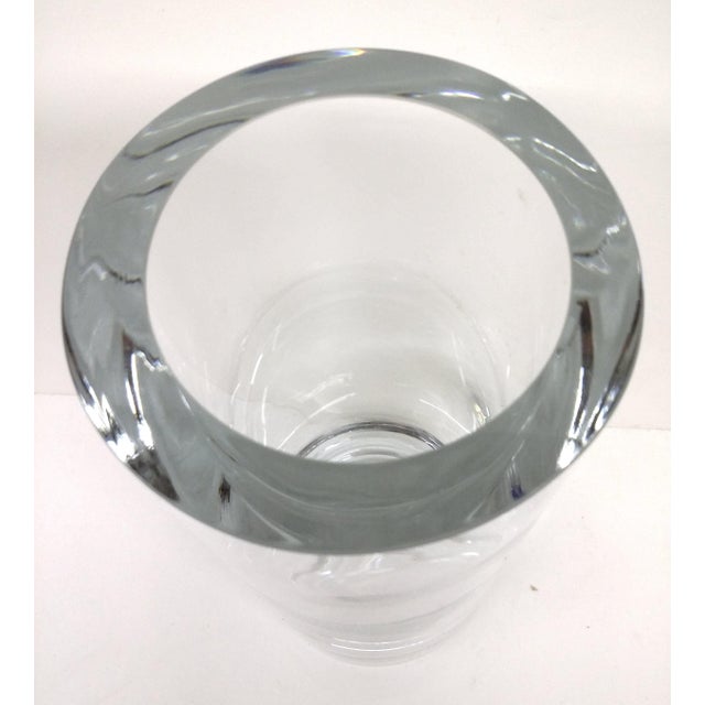 Tall Clear Crystal Pillar Vase Chairish