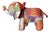 Gucci Horse Ribbons Vintage Silk Scarf Lucky Elephant For Sale