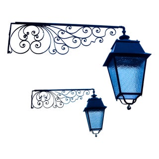 Large Lanterns, 1970s, Set of 2 For Sale