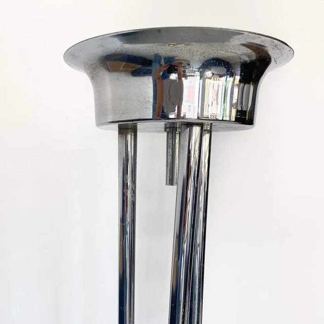 Glass Chrome Pendant Lamp attributed to T. Zuccheri, Italy, 1970s For Sale - Image 7 of 10