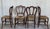 Late 19th Century Set of One Bench and Four Victorian Chairs, Wood and Rattan For Sale - Image 9 of 18