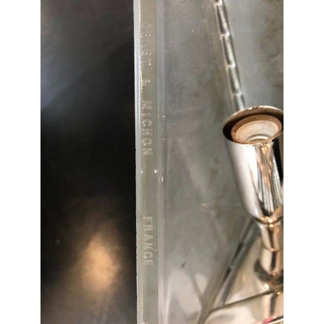 French Art Deco Desk Lamp Signed by Gênet Et Michon For Sale - Image 11 of 13