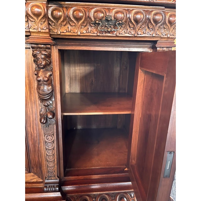 Antique French Buffet/ Cabinet From Estate of Prince Ruspoli, 9 Ft Tall For Sale In New York - Image 6 of 12
