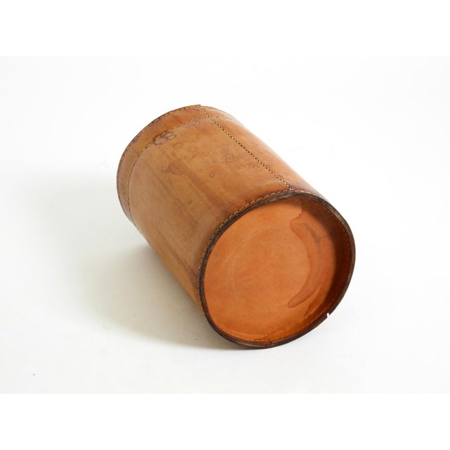 Leather Paper Bin from Torben Ørskov & Co, Denmark, 1960s For Sale - Image 16 of 18