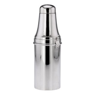 20th Century British Silver Plated Cocktail Shaker from Beefeater Gin, 1930s For Sale