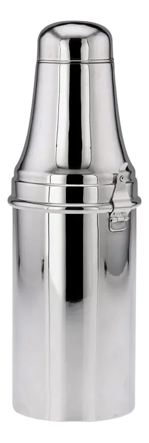 20th Century British Silver Plated Cocktail Shaker from Beefeater Gin, 1930s