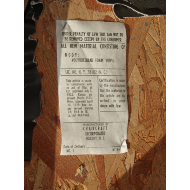 Gorgeous Chair in Good Vintage Condition. Solid and Firm. The is a tiny slit on the vinlyl seat. Otherwise, Wear is usual...