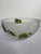 Vintage Frosted Glass Salad Set With Hand Painted Leaves – Bowl, Oil & Vinegar, Salt & Pepper - 5 pcs For Sale - Image 11 of 17
