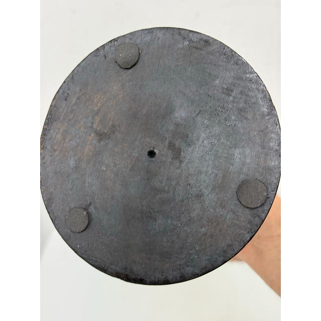 Vintage Wood Candle Holders, Pair For Sale - Image 12 of 12