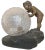 Antique French Bronze Baby Accent Lamp For Sale
