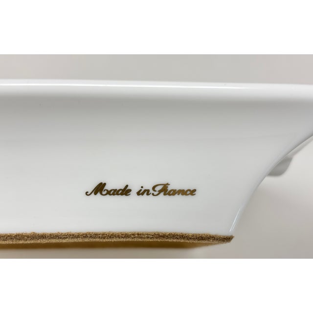 Red Hermès Paris Equestrian Porcelain Ashtray or Vide-Poche Change Tray For Sale - Image 8 of 9