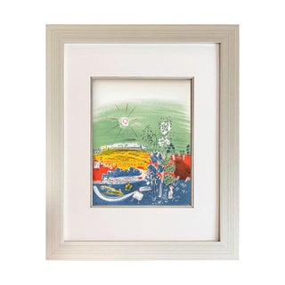 Raoul Dufy Lithograph 28 Exposition D’art Francaise Framed For Sale