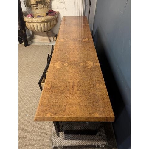 Paint Black Lacquered Sideboard by Jean Clause Mahey For Sale - Image 7 of 10