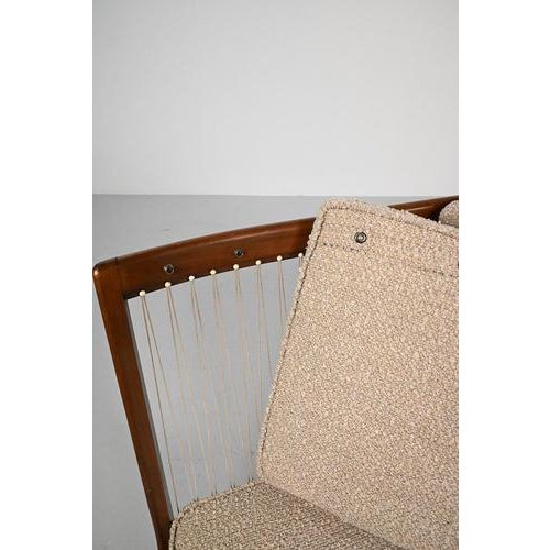Three-Seater Sofa and Lounge Chair with Hocker by Hans Mitzlaff, Set of 3 For Sale - Image 17 of 18