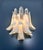 Vintage Italian Murano Wall Lights in the style of Mazzega, 1990s, Set of 2 For Sale - Image 6 of 17