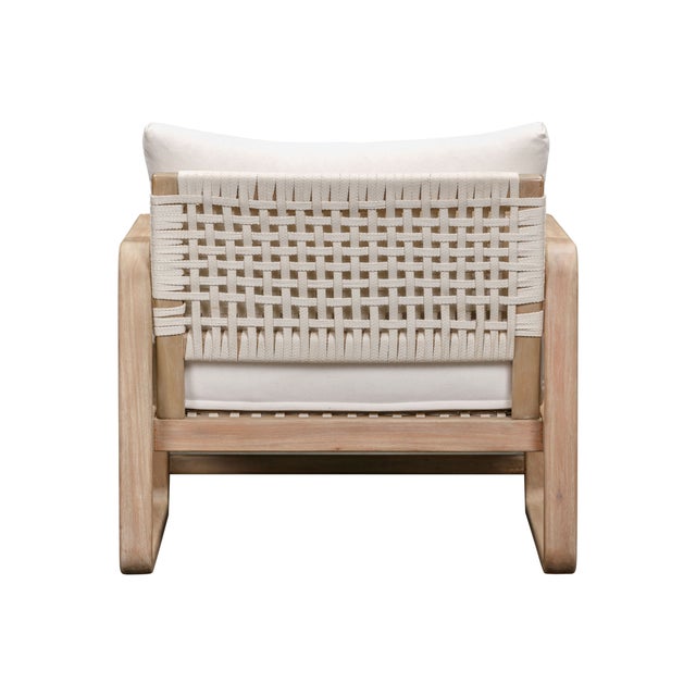 Palata Cream Performance Fabric Outdoor Chair For Sale - Image 4 of 9