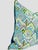 Textile Schumacher Albizia Embroidery Fabric / Blue & Green Pillow Pair For Sale - Image 7 of 11