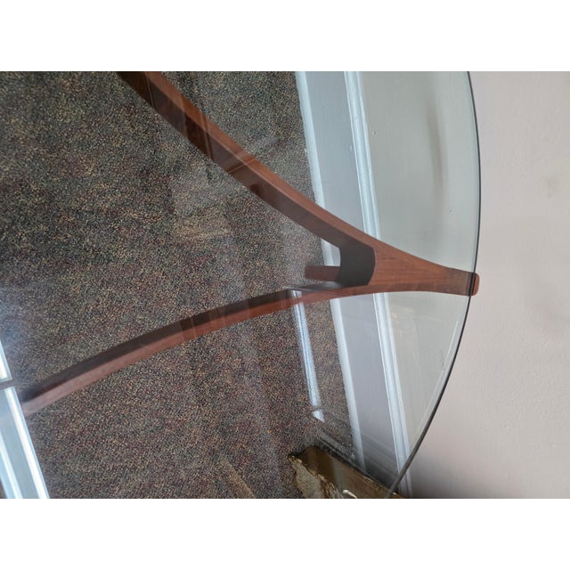 Brown 1960s Midcentury Modern Teak Coffee Table by Sven Ellekaer for Christian Linneberg 39" For Sale - Image 8 of 10
