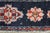 Vintage Hand-Knotted Oriental Floral Wool Area Rug Ivory Cream Midnight 3x5 For Sale - Image 11 of 12
