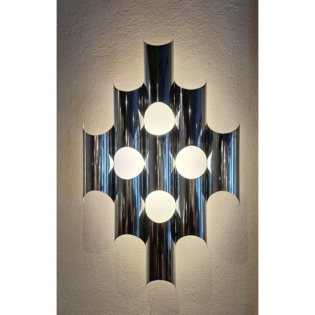 Mid-Century Modern Wall Lamps by Goffredo Reggiani for Reggiani, 1970s, Set of 2 For Sale - Image 3 of 10