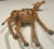 Animal Skin Mid 20th Century Safari Chic Leather Wrapped Giraffe in the Style of Ralph Lauren For Sale - Image 7 of 12