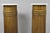 Wood Antique Art Deco 75" Tall Wooden Pedestal Column Geometric Chevron Carved - Pair For Sale - Image 7 of 18