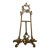 Vintage Solid Brass Ornate Gold Tabletop Easel Painting Picture Plate Holder For Sale