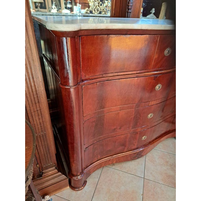 Louis Philippe Chest of Drawers in Mahogany For Sale - Image 5 of 7