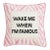 Wake Me When I Am Famous Needlepoint Pillow For Sale