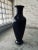 1980s Postmodern Black Glass Floor Urn For Sale - Image 4 of 9