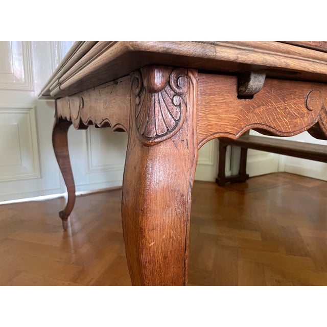 French Louis XV Style Extendable Dining Table, 1900 For Sale - Image 12 of 18