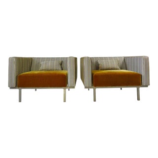 Mid Century Lounge Chairs - a Pair For Sale