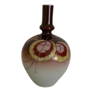 Hand-Painted Art Nouveau Bud Vase For Sale