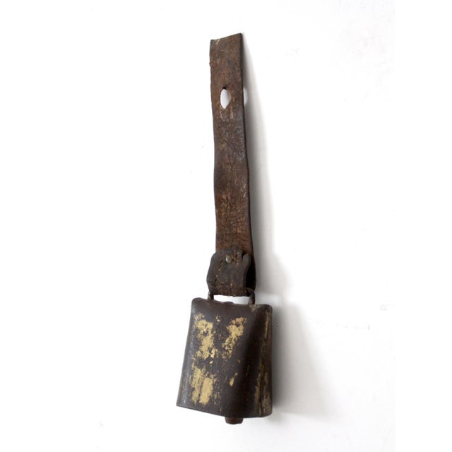Brown Antique Cow Bell For Sale - Image 8 of 11