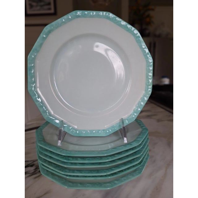 Last Chance!Antique Transitional Style Richard Briggs Inc Salad Plates - Set of 7 For Sale - Image 12 of 12