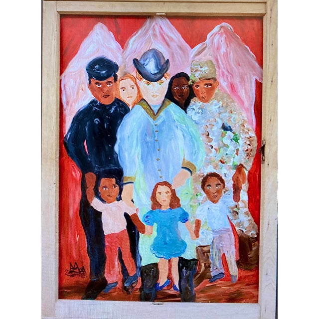 Not Yet Made - Made To Order For the Lovely of Us-by Mina Zavala Lanzas...Lovely First Responders.. Giclee Canvas, Hand Embellished For Sale - Image 5 of 5