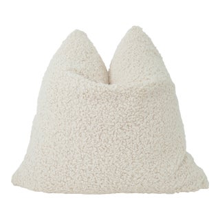Fi Ivory Shearling Pillow For Sale