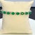 20 Carat Natural Zambian Emerald & 1.2ct Diamond Tennis Bracelet 14 Karat Gold For Sale - Image 9 of 18