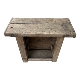 Antique Console Table in Oak, 1890s For Sale