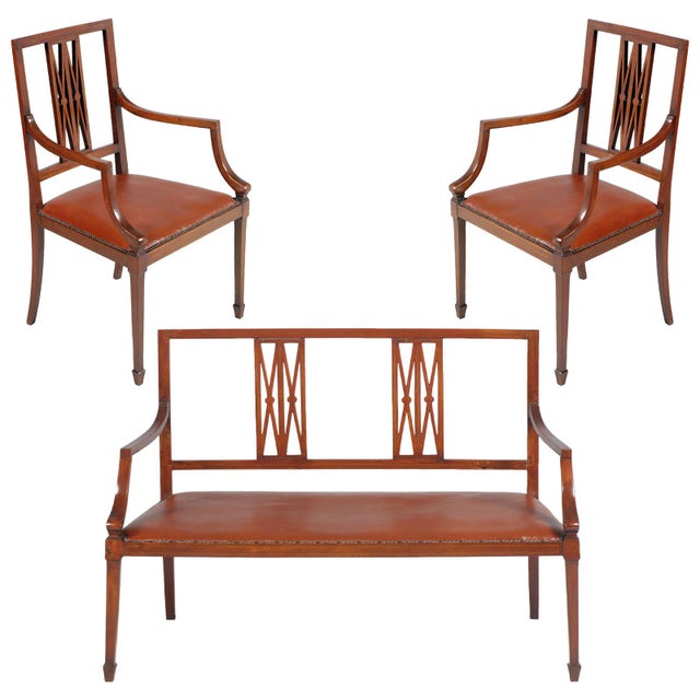 Art Nouveau Walnut Armchair by Jakob & Joseph Kohn For Sale - Image 12 of 14