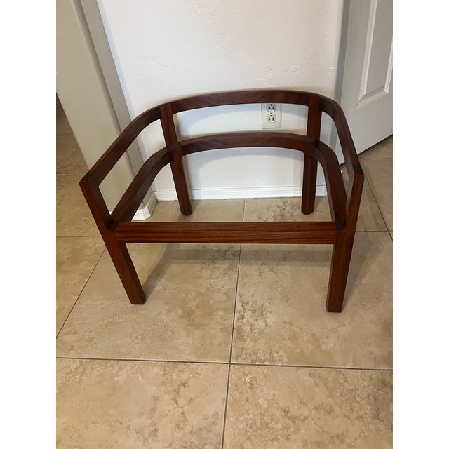 Red Late 20th Century Mid Century Lounge Chair in the Style of Mogens Koch For Sale - Image 8 of 12